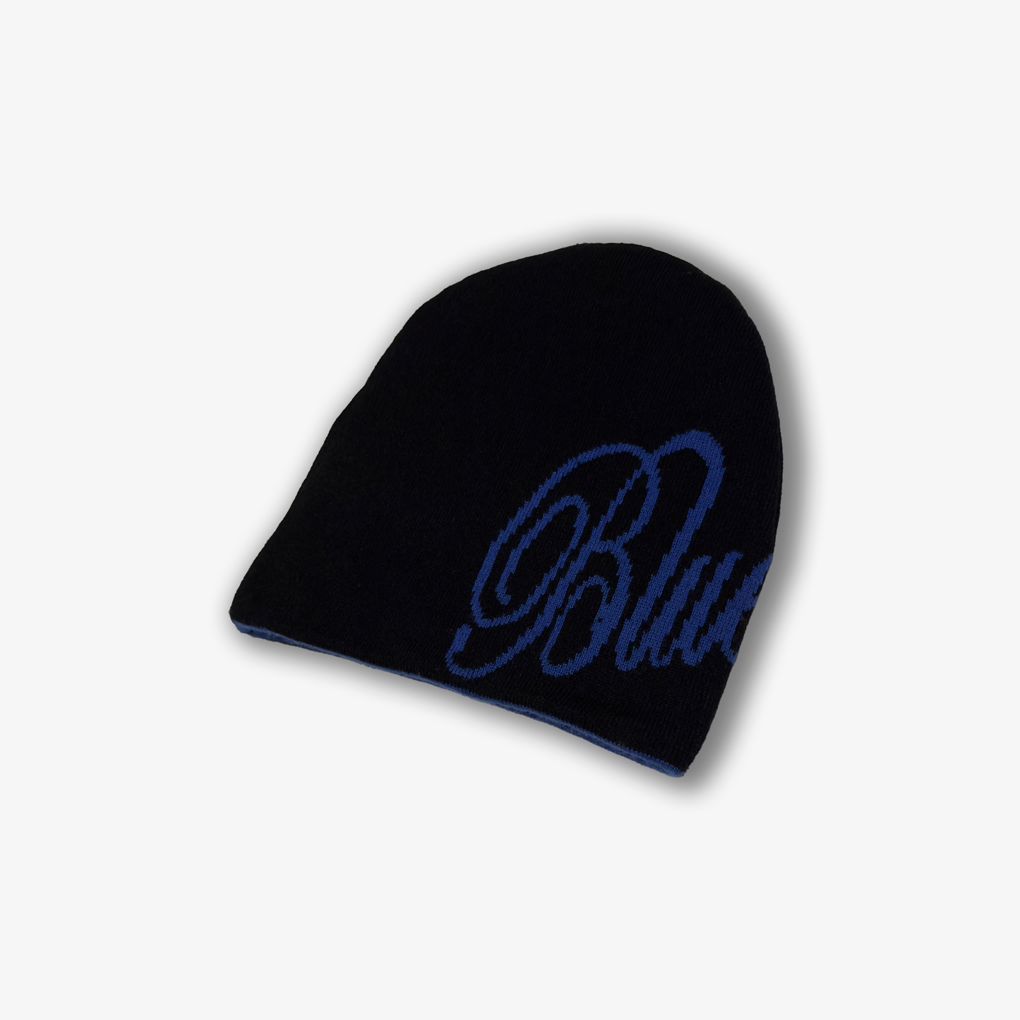 2IN1 BEANIE BLUE/BLACK