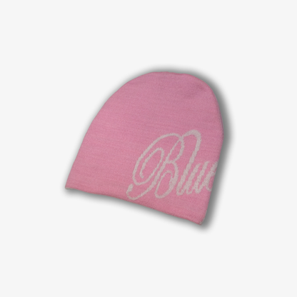 2IN1 BEANIE PINK/CREAM